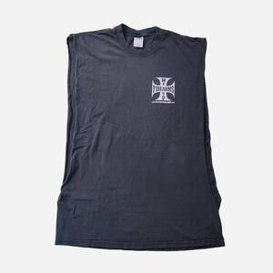 Y2K Hi-Point Firearms Cutoff with white graphic featuring 'HI-POINT FIREARMS' an